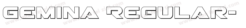 Gemina Regular字体转换